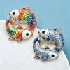 Lovely Fishes Brooches For Women Unisex 2-color Pisces Zodiac Sign Animal Party Casual Brooch Pins Gifts - Image 3