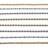 Stainless Steel Aesthetic Rice Bead Chain Necklace for Women Men Silver/Gold Color Choker Jewelry Marking Accessories Joyas - Image 3