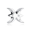 Silver Charms Beads 12 Zodiac A-Z Letters Virgo Aries Fit Bracelets Necklaces Jewelry For Women - Image 15