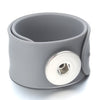 Leather 18MM Snap Button Bracelet Bangle Handmade Braided Leather Snap Bracelets for Women Men Buttons Jewelry - Image 32
