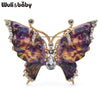 Realistic Butterfly Brooches 4-color Alloy Enamel Insects Brooch For Women's Clothes Bags' Pins Gifts - Image 2