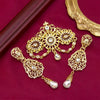 Sunspicems Gold Color Moroccan Jewelry Caftan Brooch Earring Sets For Women Chic Arabic Bridal Ethnic Wedding Party Jewel - Image 1