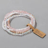 4 Pieces Set Faceted Glass Beads Stretch Bracelet AB Effected Glass Beads Multi Color Elastic Beaded Handmade Bracelet Jewelry - Image 6