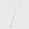 Stonefans Simple Crystal Clavicle Chain Necklace Jewelry for Women 2024 Metal Long Chain Choker Dress Accessories Gift