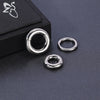 ZS 1PC Titanium Hoop Earring for Women Silver Plated Circle Earring Large Gauge Seputm Nose Ring 2/4/6/8/10/12G Punk Earring - Image 3