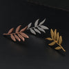 Men's Lapel Brooches, Olive Branch Accessory Pins, Stainless Steel Accessories, Gift Jewelry - Image 5