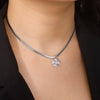 Four Leaf Clover Women Necklace Stainless Steel Gold Color Snake Chain Choker for Women Girls Jewelry - Image 2