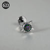 1PC Titanium Zirconia Cute Cat Rook Helix Stud Tragus Cartilage Earrings Animal Lobe Labret Lip Piercing Jewelry 16G - Image 9