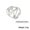 Hindu Yoga Om Open Ring For Women Stainless Steel Hollow Adjustable Indian Classic Spiritual Amulet Jewelry Gift - Image 6