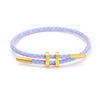 Multicolor Cord Bracelet with Adjustable Wire and Charm Detail - Image 23