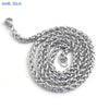 Flower Basket Chain Stainless Steel Necklaces Width 2.5-6MM For Men Women Braided Wheat Chain Jewelry Accessories - Image 2