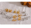 Star Moon Heart Pendant Drop Hoop Huggie Earrings Gold Plated Stainless Steel Charm Jewelry - Image 33