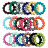 Colorful Acrylic Beaded Bracelet in Multiple Shades - Image 36