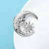 Stainless Steel Sun And Moon Brooches For Women Unisex 2-color Moon-God Luna Figure Minilmaist Chic Brooch Pins Gifts - Image 6
