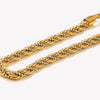 Mixed Color Clip Beads Twisted Bracelet Anklet Chain Pvd Plated Stainless Steel Women Jewelry Accessory - Image 2