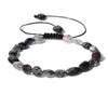 Multicolor Bead Bracelet with Square Spacer Details and Stone-Look Options - Image 8