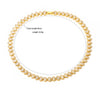 HECHENG,Oval Sparkling CZ Charm Bracelets Necklace for Women Gold Plated Tennis Cubic Zircon Bohemia Beach Jewelry Set - Image 5
