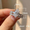 Silver Design Marquise Cubic Zirconia Set Rings for Women Modern Bridal Wedding Sparkling Jewelry - Image 6