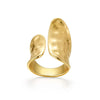 1 Simple Gold Couple Ring Retro Punk Irregular Geometry for a Birthday Party Gift - Image 2