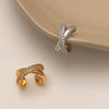 1PC Punk Metal Cross Ear Cuff Ear Clip for Women No Pierced C Shape Geometric Small Ear Wrap Zircon Clips Jewelry Gifts - Image 2