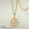 Bohemian Enamel Moon Star Necklace For Women Cute Shell Heart Collars Stainless Steel Long Chain Choker Summer Beach Jewelry - Image 7
