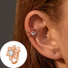 1 Pc Vivilady Autumn/Winter Christmas Snowflake Zircon Clip Earring for Women Jewelry Minimalist Accessories - Image 8