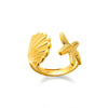 Zircon Double Star Rings For Women Gold Color Stainless Steel Opening Stars Finger Ring Wedding Party Aesthetic Jewelry Gift - Image 32