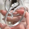 Chinese Style Zodiac Dragon Bangle Women Men Year Lucky Charm Bracelet Friendship Amulet Jewelry Couple Gifts - Image 5