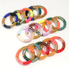 Chunky Acrylic Bead Stretch Bracelet in Multicolor Designs - Image 6