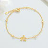 Silver Zircon Gold 26 Letter Bracelets For Woman Simple Jewelry Wedding Party GiftS Jewelry A - Image 6