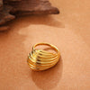 Vintage Stainless Steel Rings for Women Punk Chunky Irregular Smooth Adjustable Open Ring Jewelry Weddings Gifts - Image 43