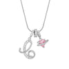 Letter Necklace for Women Pink Zircon Heart-shaped Pendant Suitable for Girls to Wear Personalized Gold-plated Jewelry - Image 21