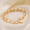 Cuban Chain Women Bracelets Chic Heart CZ Stone Bracelet Wristband Wedding Birthday Party Mom Girlfriend Valentine's Day Gift - Image 5