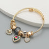 Multi Element Stainless Steel Circle Panjiadora Beaded Love Bracelet Suitable for Women's Dating, Daily Holiday Gifts - Image 14