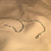Silver Necklace 2mm Sparkling Collarbone, Sweater Chain, High Charm Jewelry Gift Women - Image 4