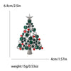 Christmas Rhinestone Christmas Tree Brooches for Women Unisex Enamel Botanical Pin Office Party Friend Gifts Jewelry Accessories - Image 16