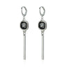 Dark Style Geometric Square Black Crystal Necklace Women's Accessories - Image 6