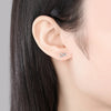 Infinity and Heart Stud Piercing Earrings with Crystal Accents - Image 30