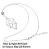 Metal Net Cage Crystal Necklace Stainless Steel Stone Holder Necklace Dice Crystal Pendant Necklace Jewelry for Women Men - Image 9