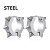 1Pair Punk Stainless Steel Round Circle Hoop Earrings For Men Women Not Fade Clip Earrings Hip Hop Male Jewelry - Image 10