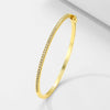 Blue Turquoise Micro-intact Zircon Bracelet Bangle for Women Shiny CZ Tennis Bracelet Delicate Jewelry Gift - Image 14