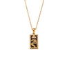 316L Stainless Steel Coloeful Tarot Necklace Zircon Star Moon Sun Lovers Magiclan Knight Empress Necklace For Women - Image 13