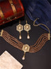 1 Set of Handmade Ladies' Necklace Earrings Jewelry Set, Multi-Layered Design Bride Wedding Jewelry Set - Image 7