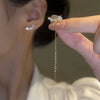 Long Wire Tassel Thread Chain Climb Star Heart Beads Pendants Drop Earrings women's Straight Hanging Earings Jewelry - Image 18