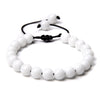 8MM Stone Bead Braid Bracelets Minimalist Carnelian Agates Jades Gem Woven Bangle Jewelry Gift For Women Men - Image 9