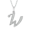 26 English Letter Zircon Pendant Necklace Temperament Personality Necklaces Jewelry Gift - Image 14