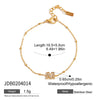 Color Shiny Cubic Zirconia Chain Bracelet Bangle Stainless Steel Women Wrist Jewelry - Image 10