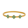 Multicolor Clover Rainbow CZ Stones Tennis Bracelets Bangles for Women Gold Plated Stainless Steel Jewelry - Image 8