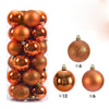 24Pcs 3/4/6CM Christmas Balls Big Ball Christmas Tree Pendant Ornaments for Party Decor Year Navidad Gifts Accessory - Image 16