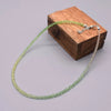 Color Crystal Glass Necklace Statement Short Chain Necklace For Women 3mm Crystal Glass Beads Chain Necklaces Jewelry - Image 7